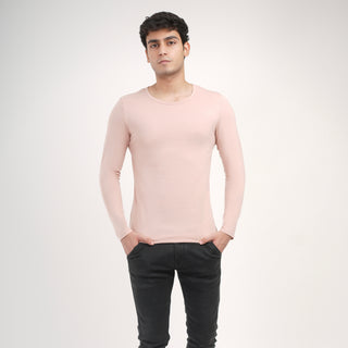 V-Taper Fit ( V-fit) Crew Neck Long Sleeve - Tuscany Pink