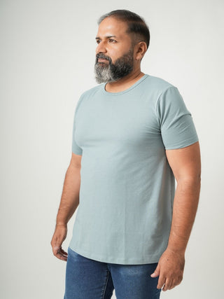 Balanced Fit - Crew Neck Short Sleeve - Sage Blue