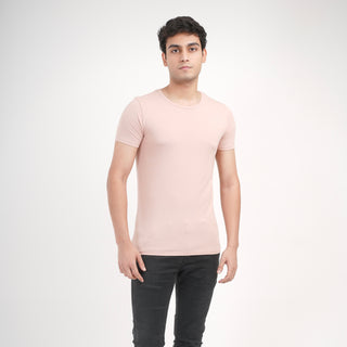 V-Taper Fit ( V-fit) Crew Neck Short Sleeve - Tuscany Pink