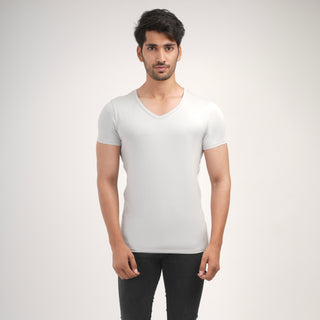 V-Taper Fit ( V-fit) V- Neck Short Sleeve - Granite Gray