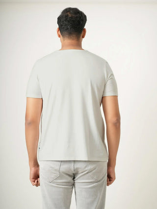 King Fit (B/K)  - V-Neck Short Sleeve - Granite Gray