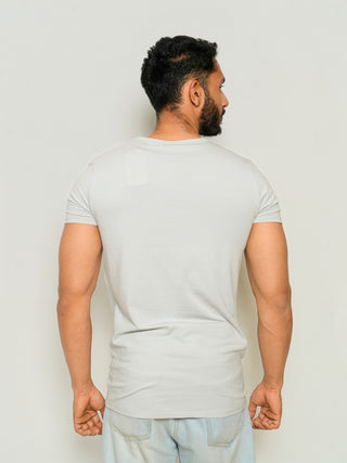 Structure Fit (P/D) - Henley Neck Short Sleeve - Granite Gray