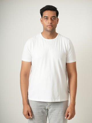King Fit - Crew Neck Short Sleeve - Classic White