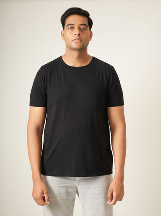 King Fit - Crew Neck Short Sleeve - Charcoal Black