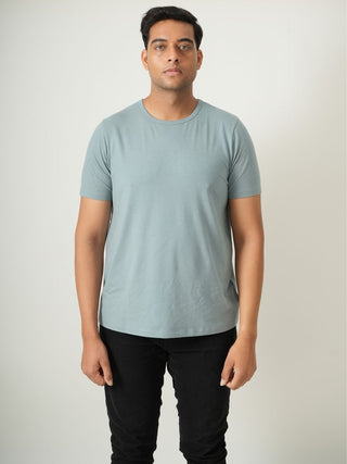 King Fit - Crew Neck Short Sleeve - Sage Blue