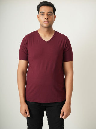 King Fit - V-Neck Short Sleeve - Red Rock