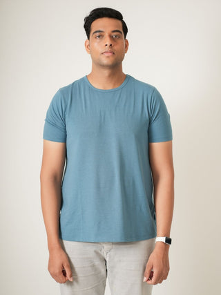 King Fit - Crew Neck Short Sleeve - Cobalt Blue
