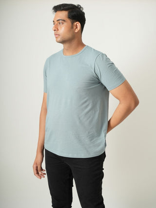 King Fit - Crew Neck Short Sleeve - Sage Blue