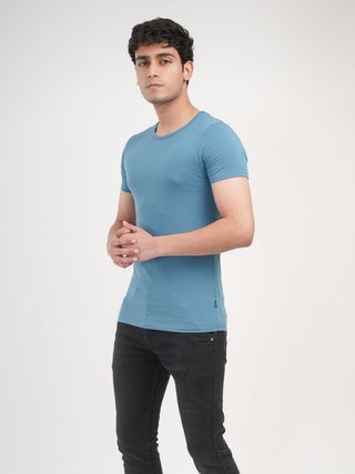 Sleek Fit- Crew Neck Short Sleeve- Cobalt Blue