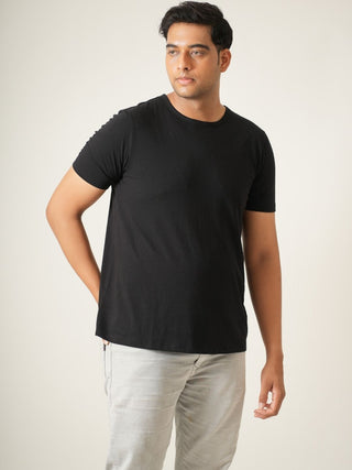 King Fit - Crew Neck Short Sleeve - Charcoal Black