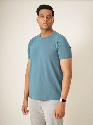 King Fit - Crew Neck Short Sleeve - Cobalt Blue
