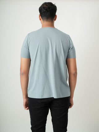 King Fit - Crew Neck Short Sleeve - Sage Blue