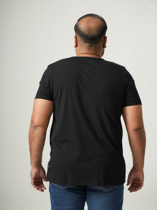 Balanced Fit - V-Neck Short Sleeve - Charcoal Black