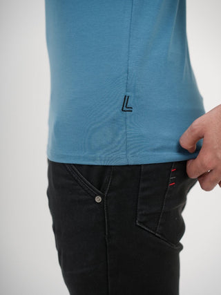 Sleek Fit- Crew Neck Short Sleeve- Cobalt Blue