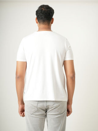 King Fit - V-Neck Short Sleeve - Classic White