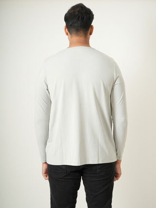 King Fit - Henley Long Sleeve - Granite Gray