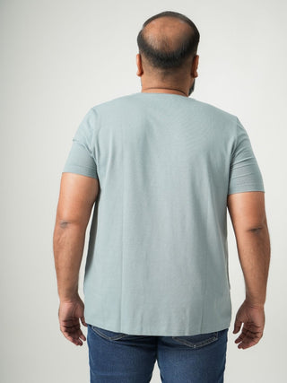 Balanced Fit - Crew Neck Short Sleeve - Sage Blue