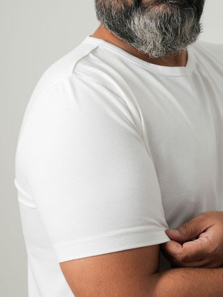 Balanced Fit - Crew Neck Short Sleeve - Classic White