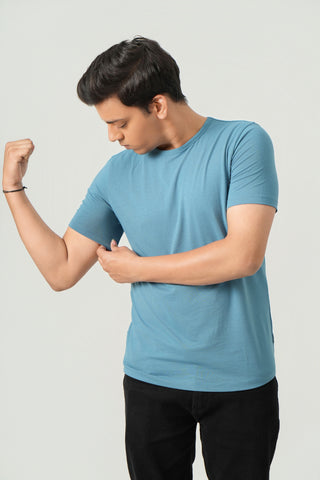 Define Fit - Crew Neck Short Sleeve - Cobalt Blue