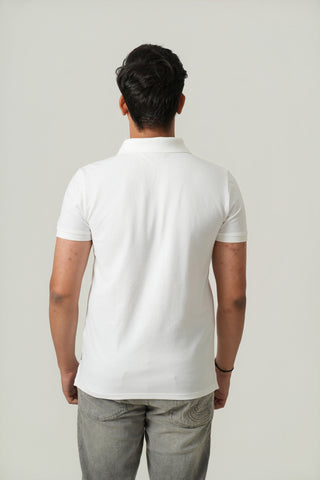Define Fit - Button Polo Short Sleeve - Classic White