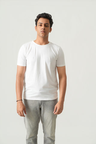 Define Fit - Crew Neck Short Sleeve - Classic White