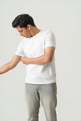 Define Fit - Crew Neck Short Sleeve - Classic White