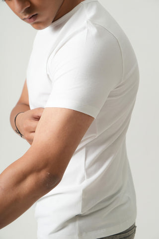 Define Fit - Crew Neck Short Sleeve - Classic White