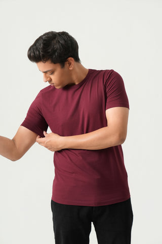 Define Fit - Crew Neck Short Sleeve - Red Rock