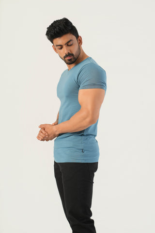 Power Fit - Crew Neck Short Sleeve - Cobalt Blue