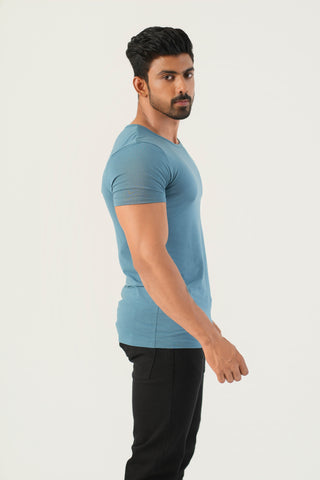 Power Fit - Crew Neck Short Sleeve - Cobalt Blue
