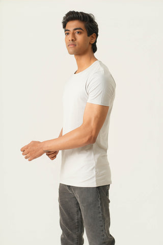 Sleek Fit- Crew Neck Short Sleeve- Granite Gray