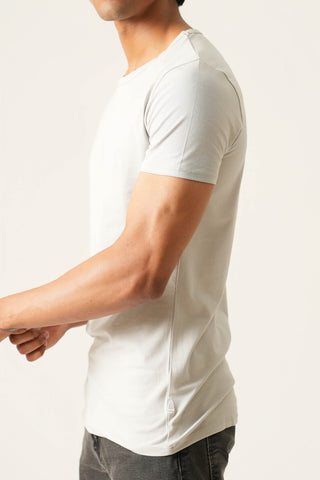 Sleek Fit- Crew Neck Short Sleeve- Granite Gray
