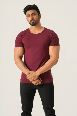 Power Fit - Crew Neck Short Sleeve - Red Rock