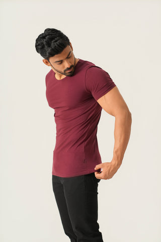 Power Fit - Crew Neck Short Sleeve - Red Rock