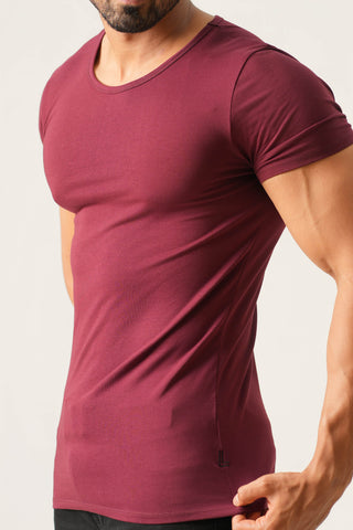Power Fit - Crew Neck Short Sleeve - Red Rock