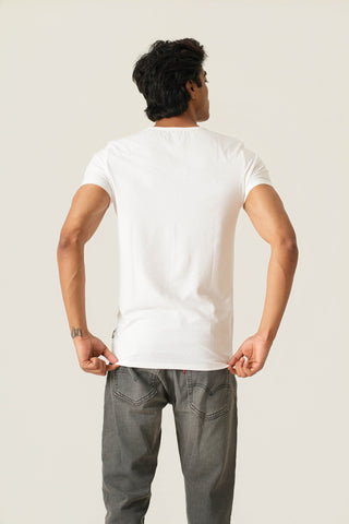 Sleek Fit- Crew Neck Short Sleeve- Classic White